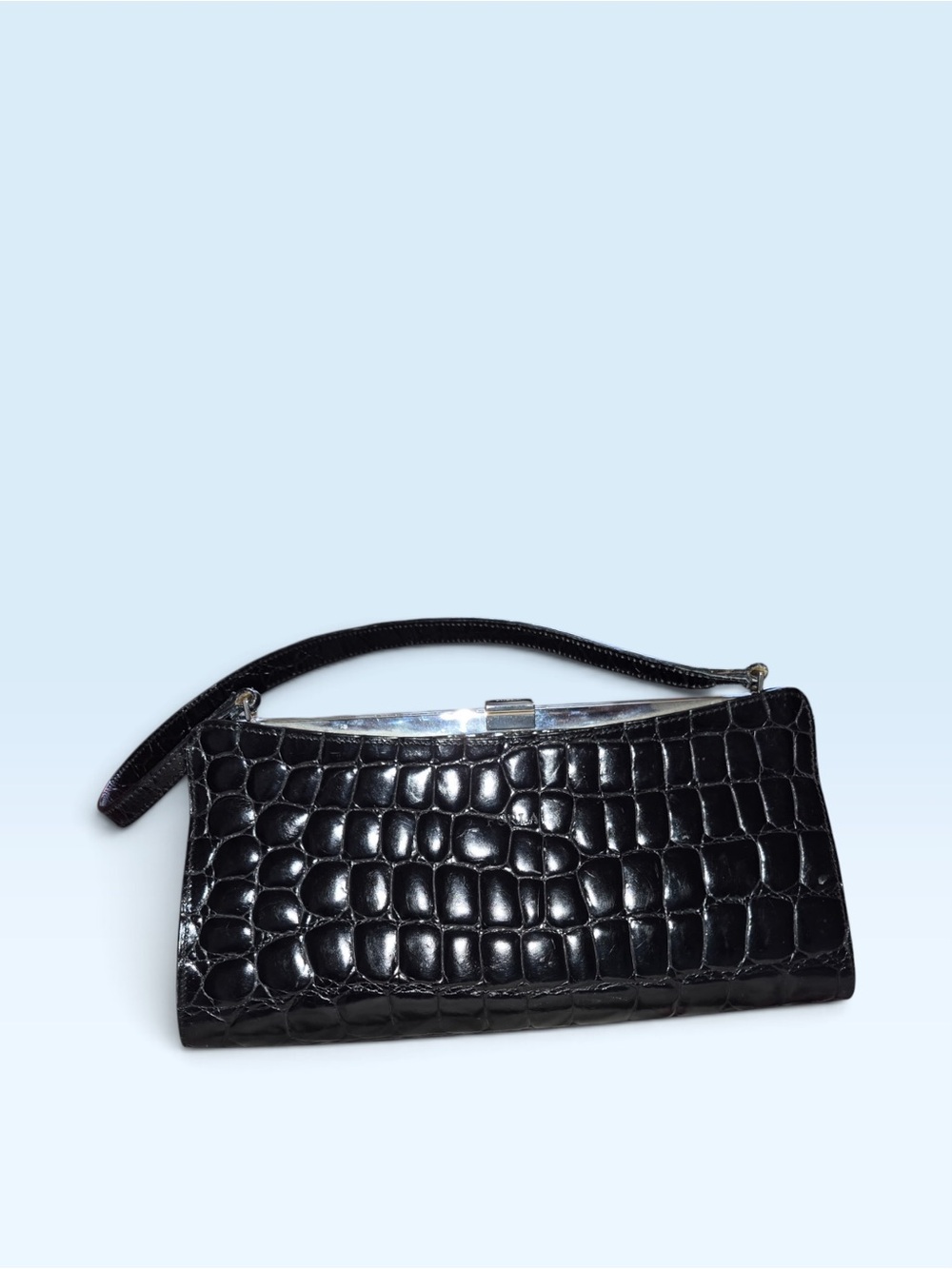 Stylish faux crocodile beautiful Clutch for any outing